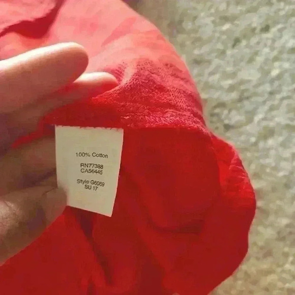 J. Crew Womens Orange XS Off the Shoulder Top - Picture 9 of 11